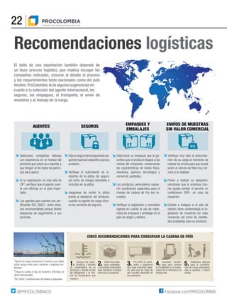 22
Facebook.com/PROCOLOMBIA@PROCOLOMBIACO
 