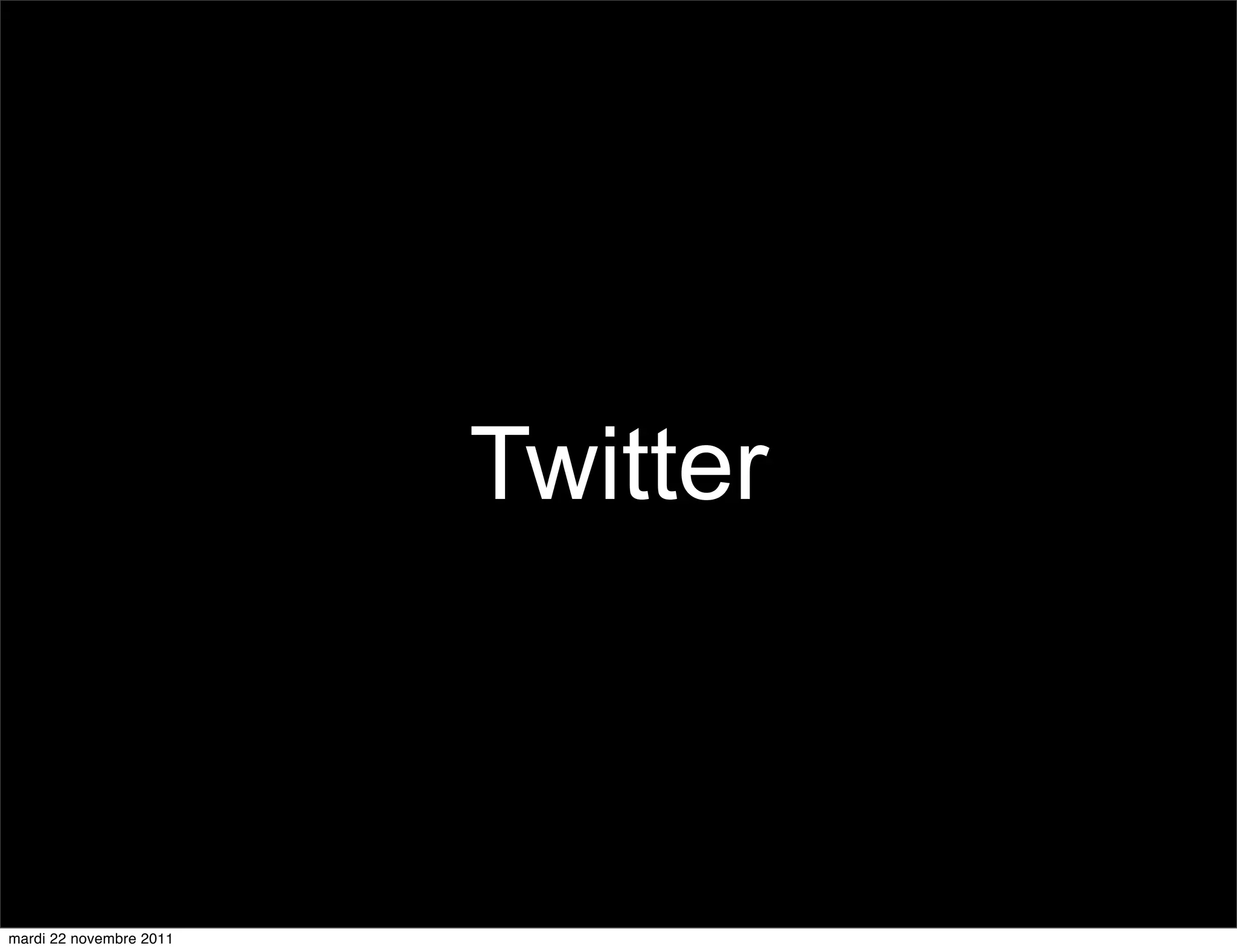 Twitter



mardi 22 novembre 2011
 