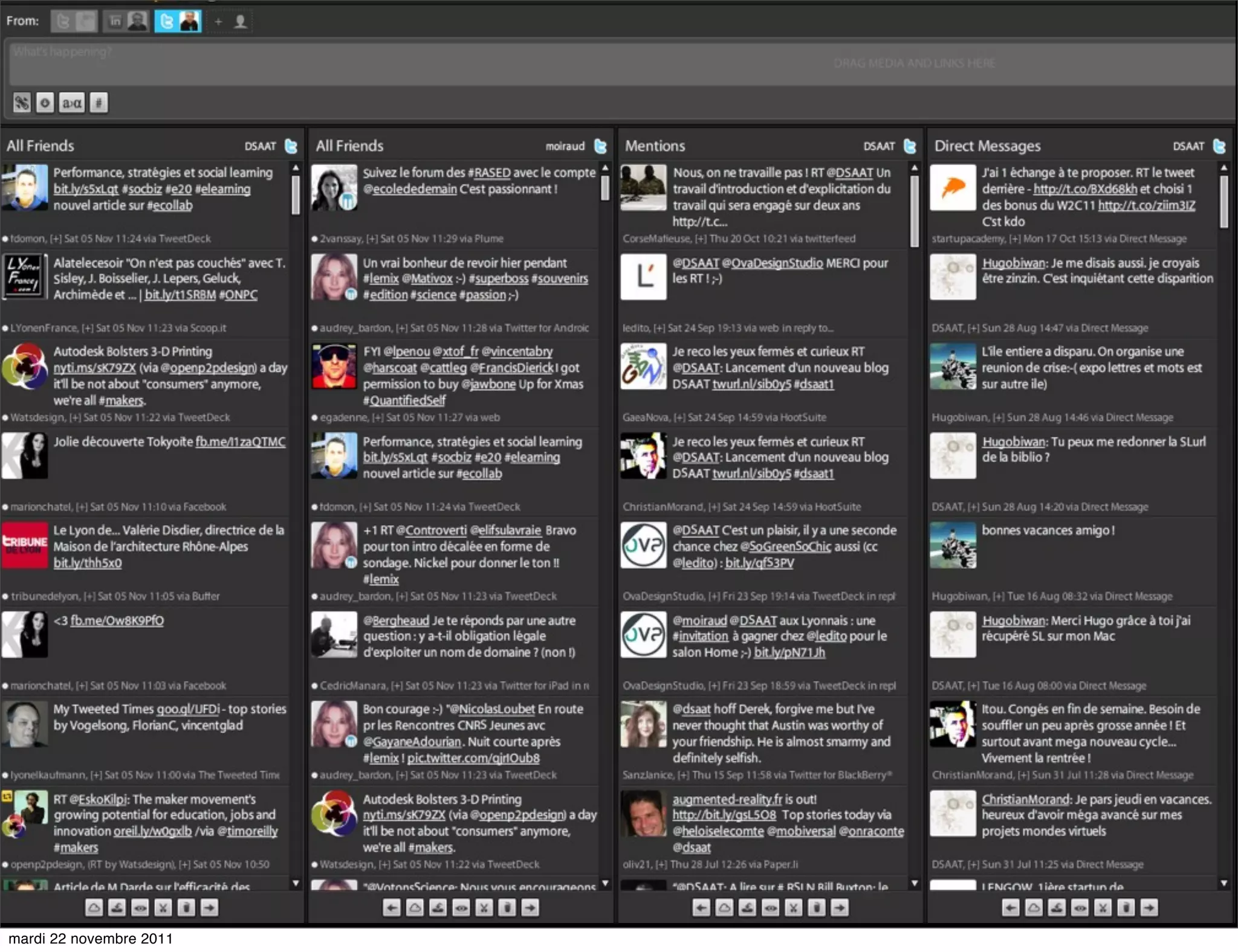 mardi 22 novembre 2011
 