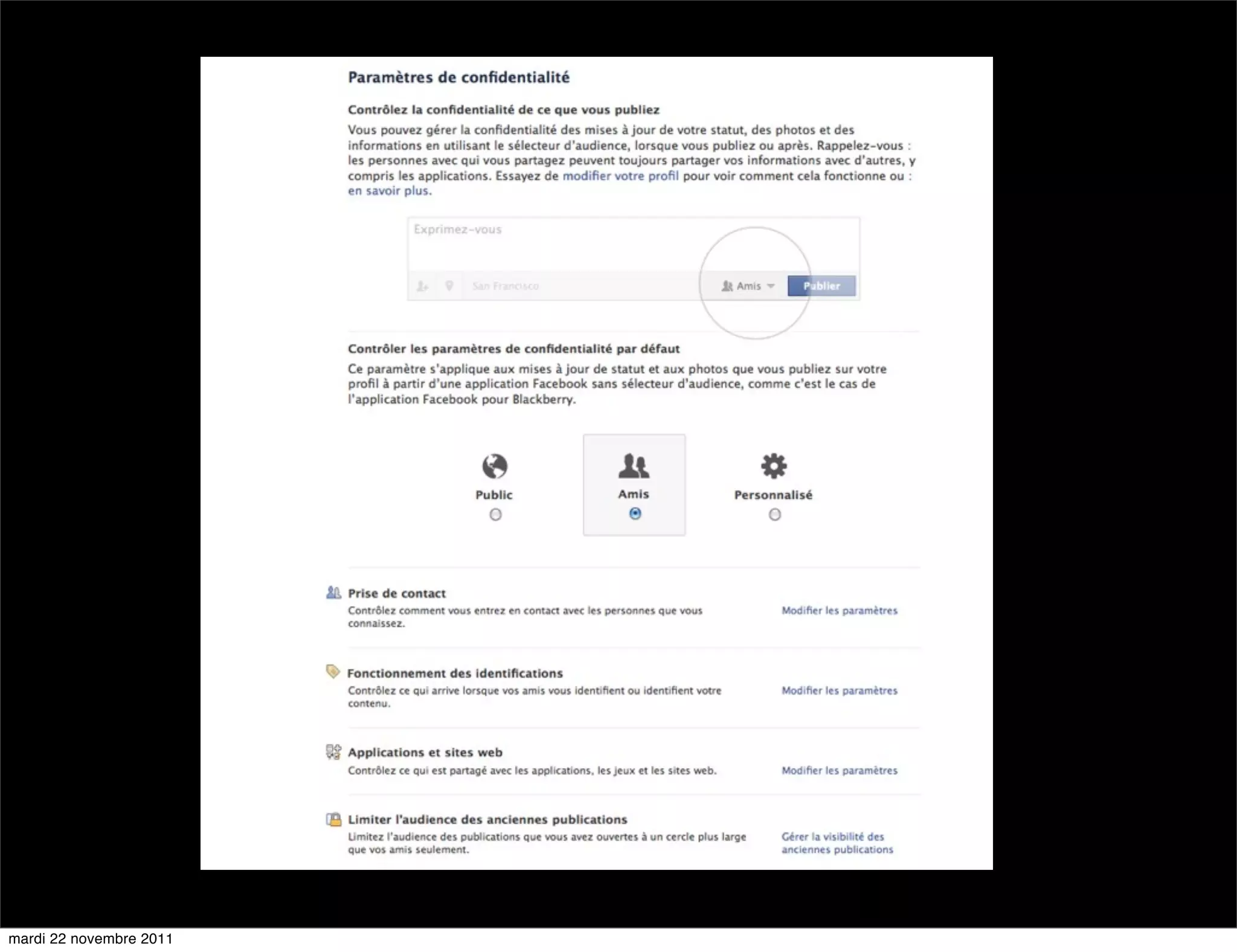 mardi 22 novembre 2011
 