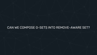 CAN WE COMPOSE G-SETS INTO REMOVE-AWARE SET?
 