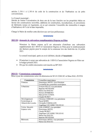 Cr du 30 septembre 2021