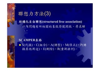 CRE-038-聯想力與創造力