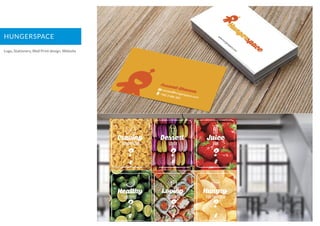 HUNGERSPACE
Logo, Stationery, Wall Print design, Website
 