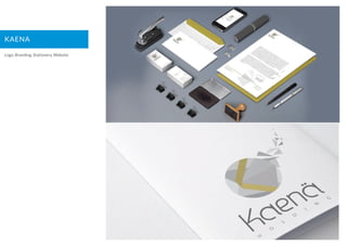 KAENA
Logo, Branding, Stationery, Website
 