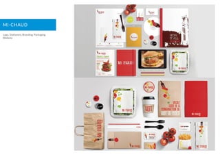 MI-CHAUD
Logo, Stationery, Branding, Packaging,
Website
 