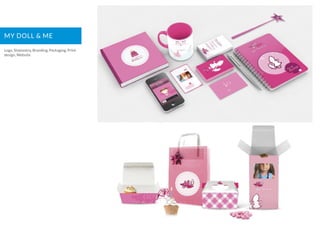 MY DOLL & ME
Logo, Stationery, Branding, Packaging, Print
design, Website
 