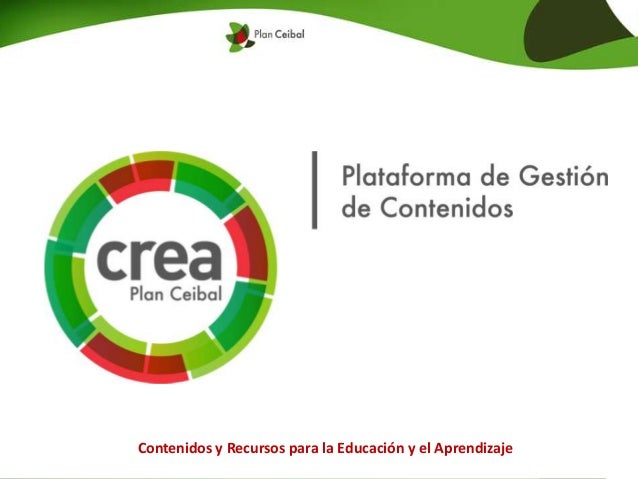Plataforma CREA - A modo de introducción.