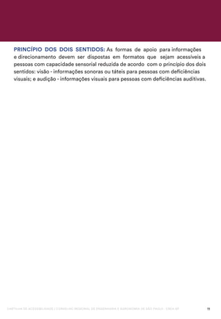 CREA-Cartilha-de-Acessibilidade do CREA SP | PDF