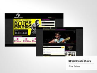 Streaming de Shows ................................................................................ Show Delivery 