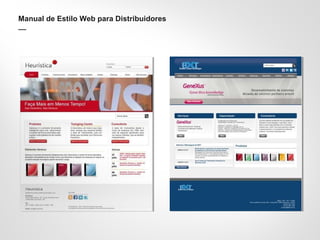 Manual de Estilo Web para Distribuidores 