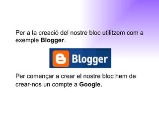 Crea El Teu Propi Bloc. Fran Victor Alba | PPT