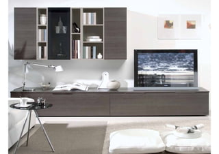 ESTANTERÍAS
CON DIFERENTES ACABADOS, PROPORCIONES Y MEDIDAS, COMPONGA SU ESTANTERÍA Y CREE UNA PIEZA
ÚNICA Y FUNCIONAL QUE AYUDE A DECORAR SU HOGAR.
COLOR: NÓRDICO
15
MEDIDAS: A197 L96 F35 cm MEDIDAS: A197 L144 F35 cm MEDIDAS: A197 L60 F40 cm MEDIDAS: A197 L120 F40 cm
COLOR: BEIGE
16
COLOR: NOGAL
17
COLOR: ÁRTIC
18
18 19
 