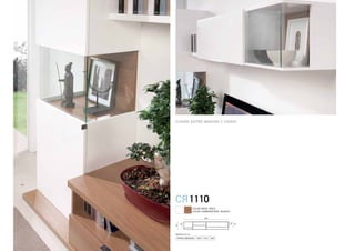 NÓRDICO
F50
L300
ADAPTABLE A OTRAS MEDIDAS
26
COMBINACIONES DE PUERTAS ABATIBLES Y CAJONES.
COLOR: BLANCO SATÉN+NÓRDICO
METAL: BRILLO
26
36 37
 