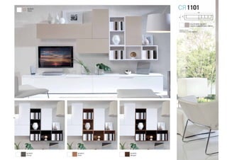 creamos salones mos
Ctra. Vinaròs - Ulldecona, Km. 1
12500 - VINARÒS
Telf.: 902 452 712
www.rimobel.com
info@rimobel.com
rimobel.com
ilusiones SALONES OFRECE UNA EXTENSA GAMA DE POSIBILIDADES
PARA AMUEBLAR TODO TIPO DE HOGARES. DESDE SALONES AMPLIOS
Y DE REDUCIDAS DIMENSIONES, A ESPACIOS CONVENCIONALES Y DE
ESTILO MODERNISTA.
LOS ACABADOS MÁS ACTUALES CON DIFERENTES TEXTURAS Y LA AMPLIA
GAMA DE PIEZAS DE CALIDAD Y DISEÑO, HACEN DE ESTE PROGRAMA
UNA SOLUCIÓN PERFECTA PARA ADAPTARSE A SU ESTILO DE VIDA,
PARA CREAR SUS PROPIAS ILUSIONES.
 