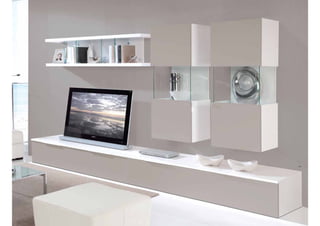 PEQUEÑOS ESPACIOS
DISEÑOS SENCILLOS Y PRÁCTICOS PARA PEQUEÑOS ESPACIOS, CON LAS MISMAS POSIBILIDADES DE COMBINACIÓN 	
DE COLOR QUE LAS COMPOSICIONES DE MAYOR MEDIDA.
COLOR: ÁRTIC+NÓRDICO
METAL: BRILLO
41
COLOR: NÓRDICO+BLANCO SATÉN
METAL: BRILLO
CRISTAL: TRANSPARENTE
43
F50
L135
F50
L165
F50
L135
COLOR: NÓRDICO+BLANCO SATÉN
METAL: BRILLO
CRISTAL: TRANSPARENTE
42
62 63
 