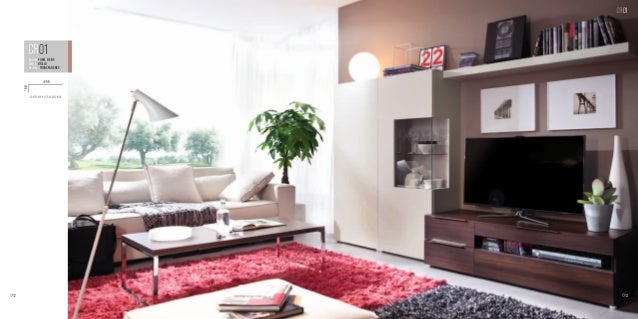 Muebles de salones crea Salones modernos nogal