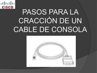 5. Colocamos los hilos en los conectores RJ45.6. Ponchamos cada uno de los extremos del cable.