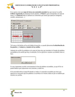 Creación de actividades