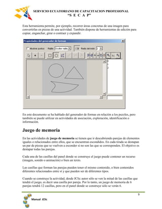 Creación de actividades