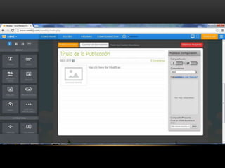 Creación de blog en weebly