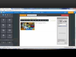 Creación de blog en weebly