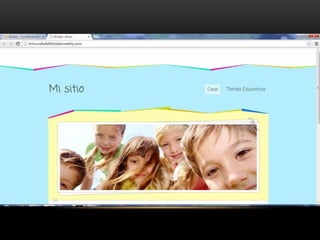 Creación de blog en weebly