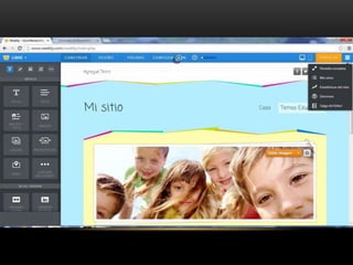 Creación de blog en weebly