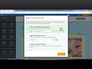 Creación de blog en weebly