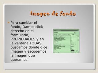 Creacin de formcvbscfbdfsulario
