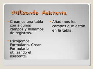 Creacin de formcvbscfbdfsulario