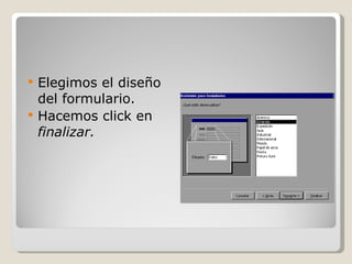 Creacin de formcvbscfbdfsulario