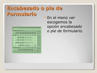 Creacin de formcvbscfbdfsulario