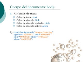 Creación de páginas web