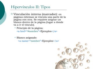 Creación de páginas web