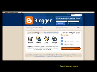 Seguir los tres pasos 