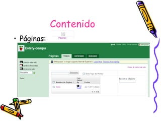 Contenido Páginas:  