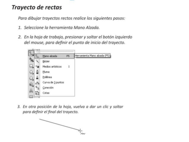 Creación y edición de trazos en CorelDRAW
