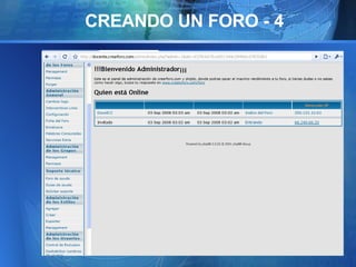 CREANDO UN FORO - 4 