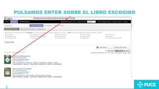 PULSAMOS ENTER SOBRE EL LIBRO ESCOGIDO
 