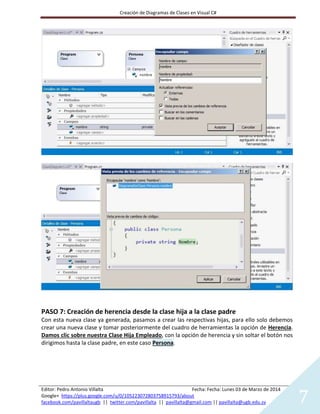 Creacion de diagramas de clases en visual c# | PDF