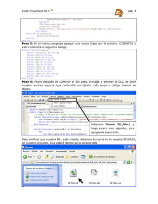 CREACION DE DLL Y USO (Ejemplo desarrollado)