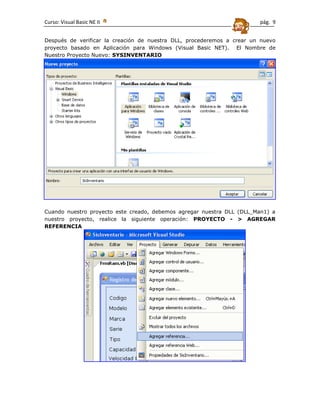 CREACION DE DLL Y USO (Ejemplo desarrollado)