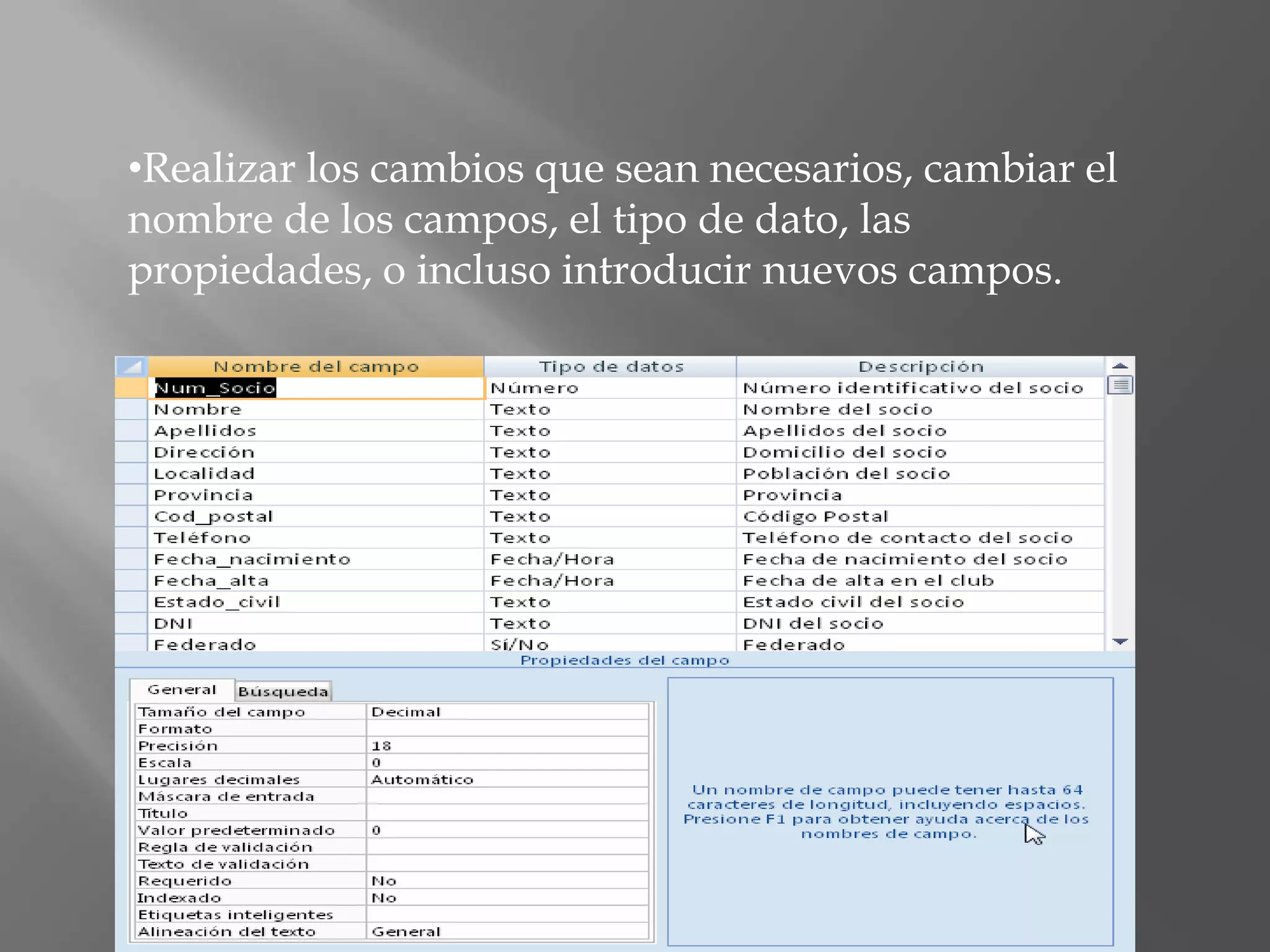 Para crear relaciones en Access 2007 primero deberemos acceder a la ventana Relaciones deberemos hacer clic en el botón Relaciones que se encuentra en la pestaña Herramientas de base de datos.