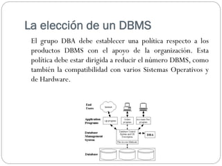 Consideraciones para elegir un buen DBMS | PPT