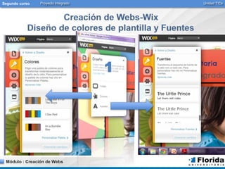 Segundo curso Proyecto Integrado Unidad TICs 
Módulo : Creación de Webs 
1 
 