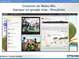 Segundo curso Proyecto Integrado Unidad TICs 
Módulo : Creación de Webs 
 