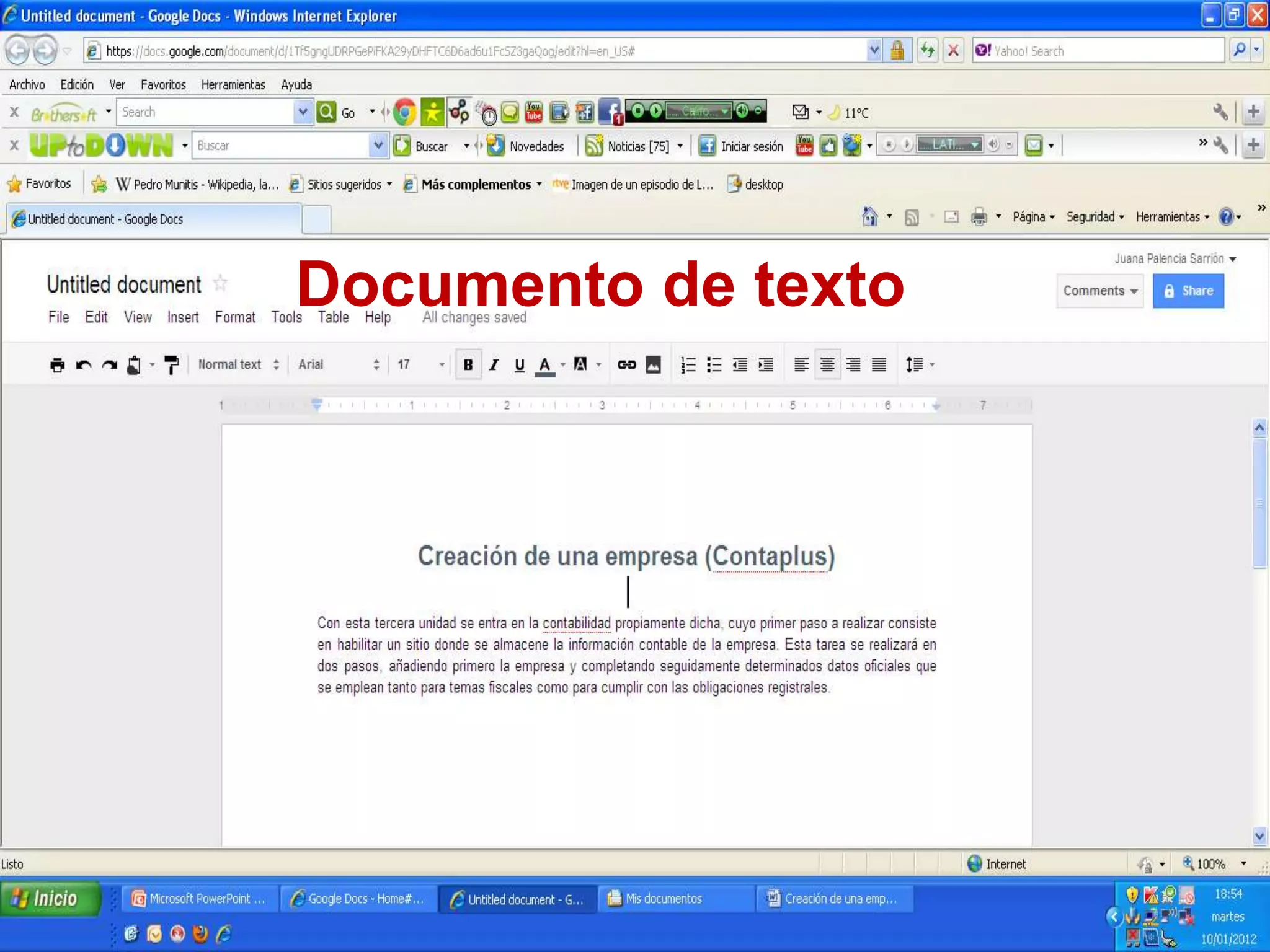 Documento de texto