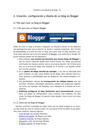 Creacion Y Uso Educativo De Los Blogs  Taller  Congreso  Internet En El  Aula (2) Slide 10