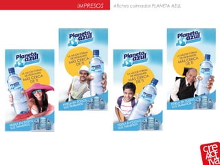 IMPRESOS Afiches colmados PLANETA AZUL
 
